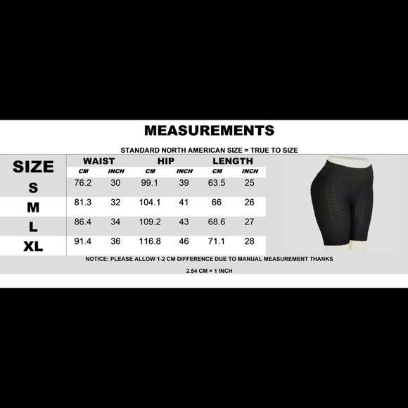 TikTok Biker Shorts - Textured ~ Red - Picture 5 of 5